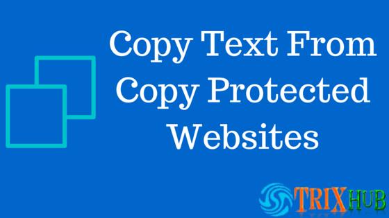 How to Copy Text From Copy Protected Websites in Chrome